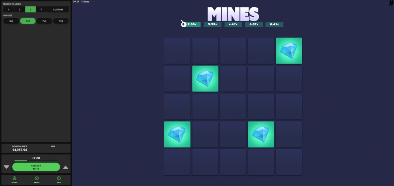 Mines game
